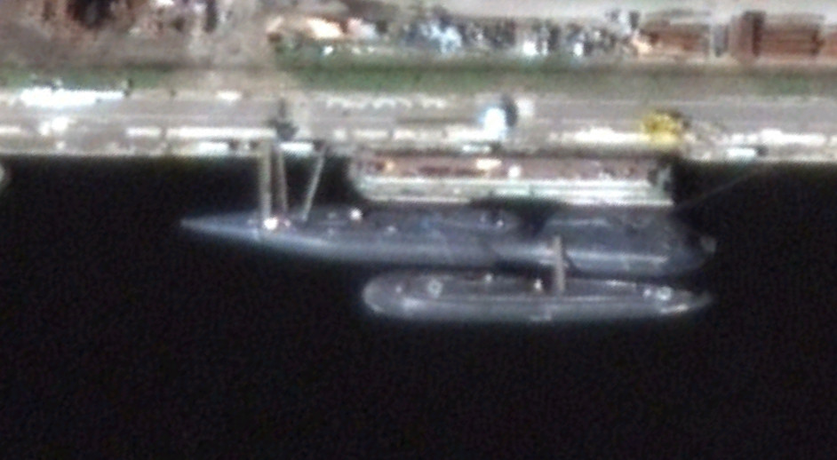 Sarov in dry dock